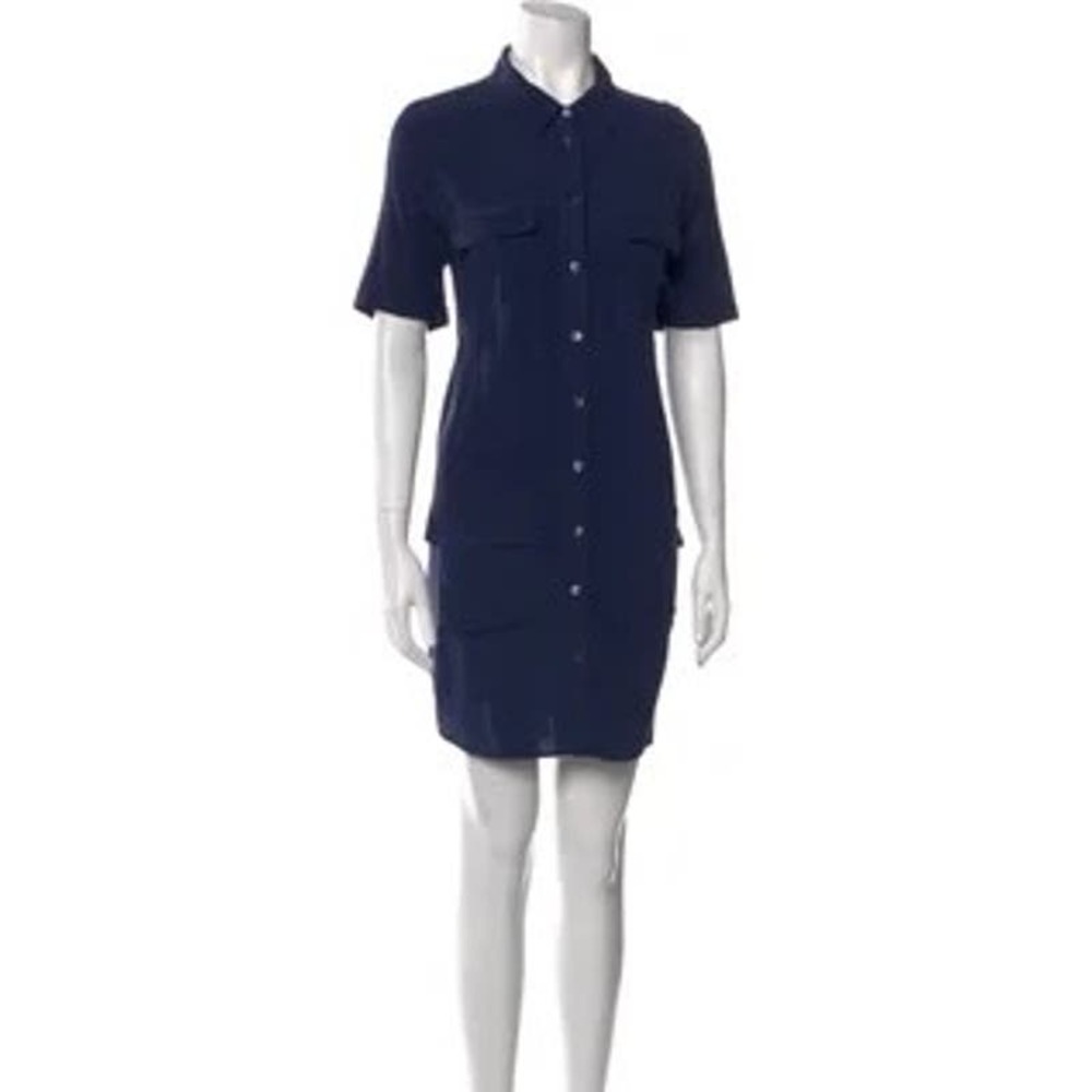 Equipment Femme 100% SIlk Shirt Dress SM